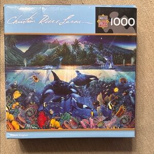 MasterPieces Marine Kingdom Puzzle - Blue and Multicolor